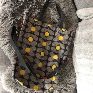 Orla Kiely tote, shoulder and cross body